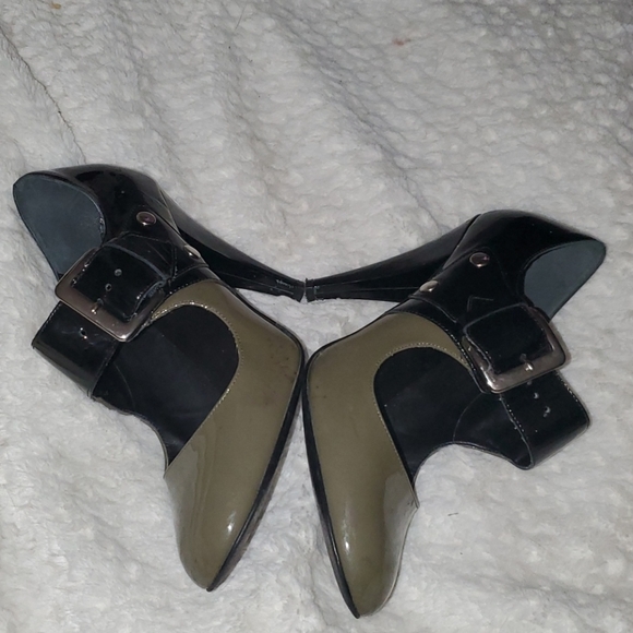 Kors Michael kors S. 6.5 Black & Green Leather - Picture 3 of 9